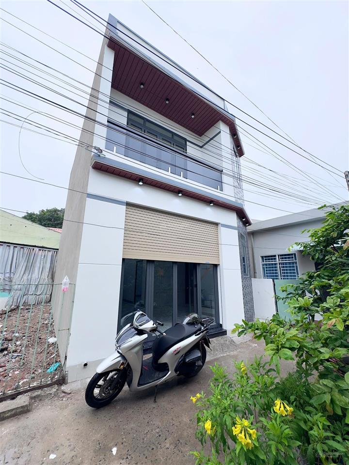 Bán nhà 1trệt 1lầu p. quang vinh 6,5x9,5m 62m2 sổ riêng, đã hoàn công 3pn, ngay hột vịt thu hà, shr
