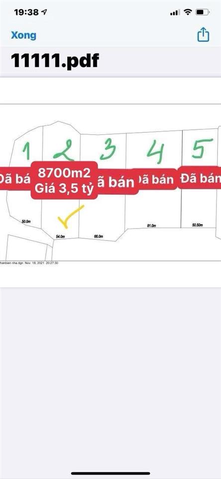 Em chính chủ bán lô vườn bưởi 8700m2, trên đất đang trồng bưởi 7 năm tuổi, cách chợ mã đà 5km