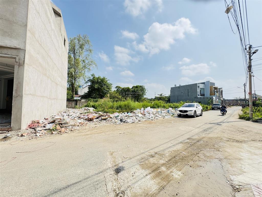 Chủ gởi bán lô đất kdc hoá an hoàng minh chánh 5,1x17,68m=88,9m2, đường 8m thổ cư 100%, sổ sẵn