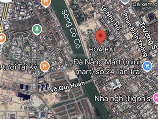 Bán đất đường bùi quốc khái, hoà hải, ngủ hành sơn, đà nẵng ( giá đtu )