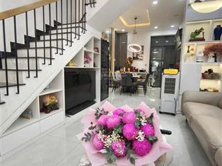 Nhà 3 lầu đường 22 linh đông gần vành đai 2 sổ hồng riêng, nhà mới tặng nội thất