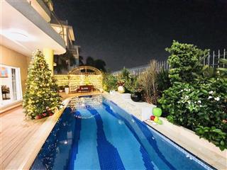 Biệt thự đẹp 1 hầm 3 tầng 370m2view sông sài gònthảo điền,quận 2giá 135 tỷ tl