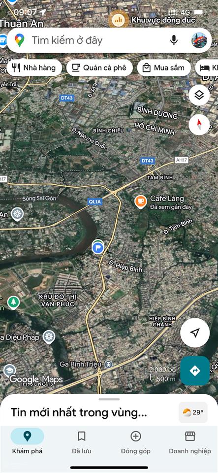 Bán đất mặt tiền đường nhánh quốc lộ 13, hiệp bình phước thủ đức