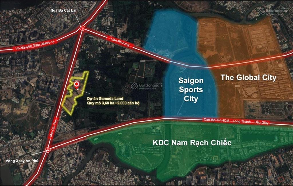 Bán đất khu nam rạch chiếc ngay song hành, liền kề lake view global, diện tích 80m2  0915 698 ***
