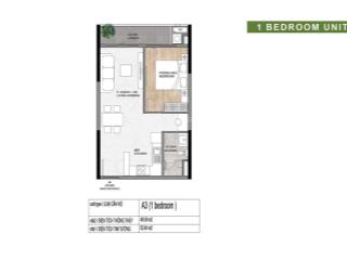 Sở hữu căn hộ 52.64m2 ban công dài view hồ bơi chỉ 4tỷ2 (all in)  thanh toán 30% nhận nhà