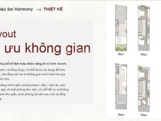 Nhà phố sei harmony khu compound đầy đủ tiện ích quận bình tân. giá 6,8 tỷ