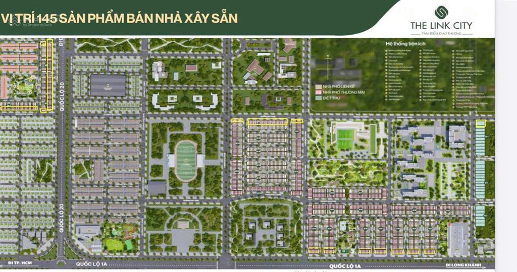 Đất nền dầu giây dự án the link city ngay ngã tư dầu giây
