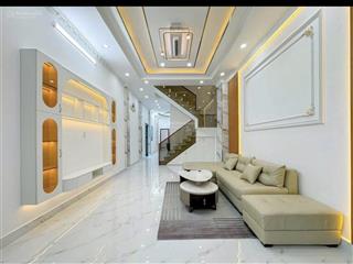 Bán nhà phố 1 trệt, lửng, 2 lầu. nhà xây mới 100%, 4pn 3wc, (4.5 x 12m). sổ hồng riêng. hỗ trợ vay