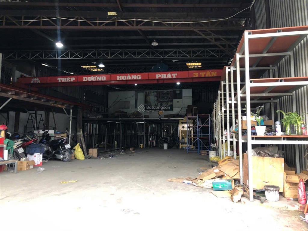 Cho thuê xưởng mặt tiền ql1a gần ngã tư bình phước thủ đức dt15x27m=400m2 phù hợp kinh