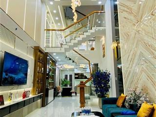 Nhà 5 tầng full nội thất đường số 3 phường 9 quận gò vấp dt 58,2m2 (4x15) đường thông 10m giá 12,3t