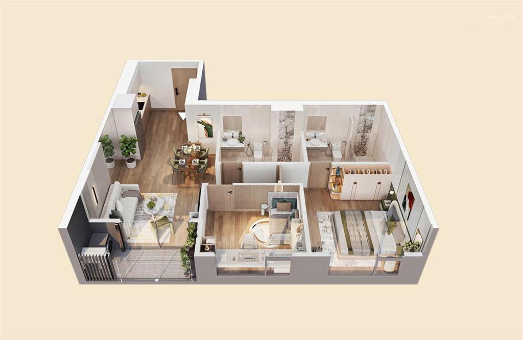 Chính chủ bán căn a20617 dự án masteri grand avenue, diện tích 56m2, giá thanh toán ngay 5.583 tỷ