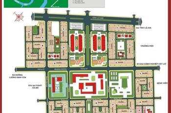 Bán đất dự án huy hoàng, diện tích 8x20m lg 20m (sổ hồng) giá 425tr/m2, xây 7tâng