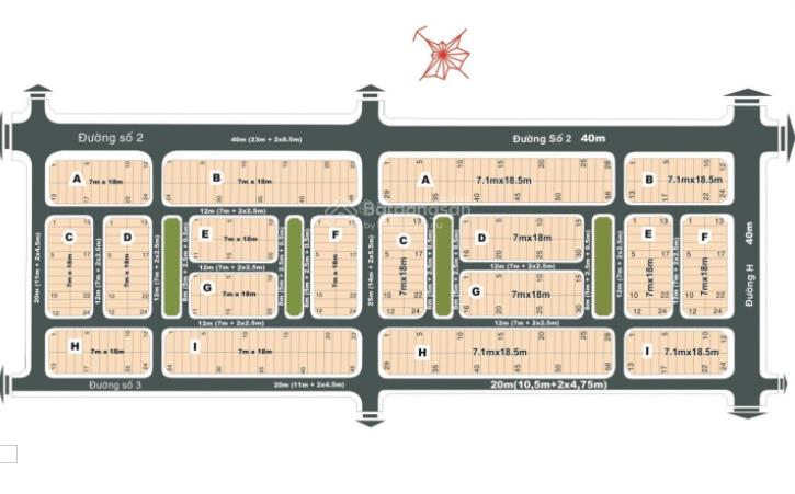 Bán đất nền da phú nhuận tml dt 129,5m2(7x18,5m) ngay trung tâm hành chính tp thủ đức giá 141tr/m2