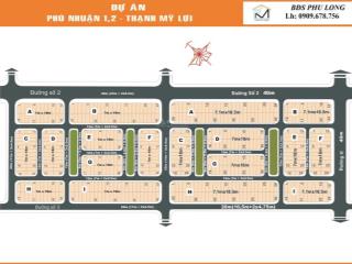 Bán đất dự án phú nhuận 1 thạnh mỹ lợi quận 2 đường nguyễn văn kỉnh (lg20m dt 7x18,5 giá 301tr/m2 .