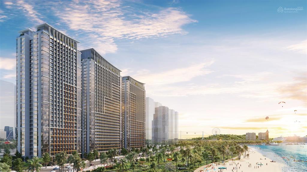 Bán căn hộ 2pn cách biển một bước đi bộ sang bãi tắm, chủ đầu tư uy tín, bàn giao full nội thất