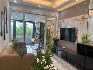 Căn hộ sân vườn 100m2, 3pn 3wc , view đường thoáng mát khu sky garden , quận7