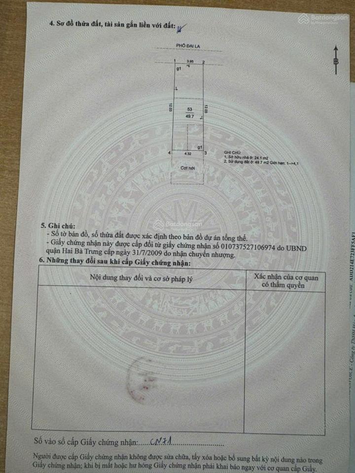 Ngộp tiền cần bán gấp nhà mặt phố 11 đại la 72m2 3 tầng giá 40 tỷ+ em bé tỷ  nhà đang cho thuê