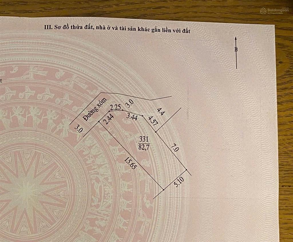 Bán đất tân tiến, chương mỹ 1,7 tỷ