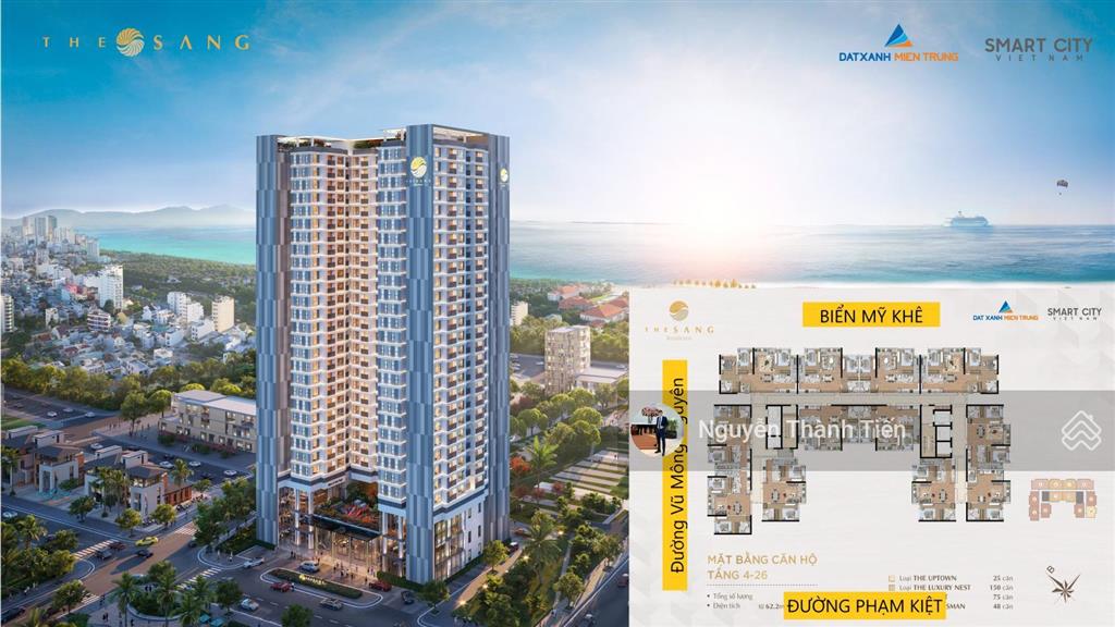 Kẹt tiền  bán căn hộ ven biển mỹ khê giá  tốt nhất thị trường  sổ lâu dài  hoàn thiện cao cấp