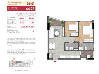 Cần bán aurora quận 7, 68m2, 2pn,2wc, view biệt thự, ntcb giá rẻ 7.4 tỷ tl.  0948 449 *** ngân