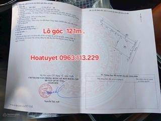 Lô góc duy nhất tại khánh tân  sài sơn  chùa thầy  quốc oai . giá đầu tư