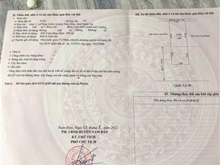 Chính chủ bán lô mặt đường ql46 huyện nam đàn