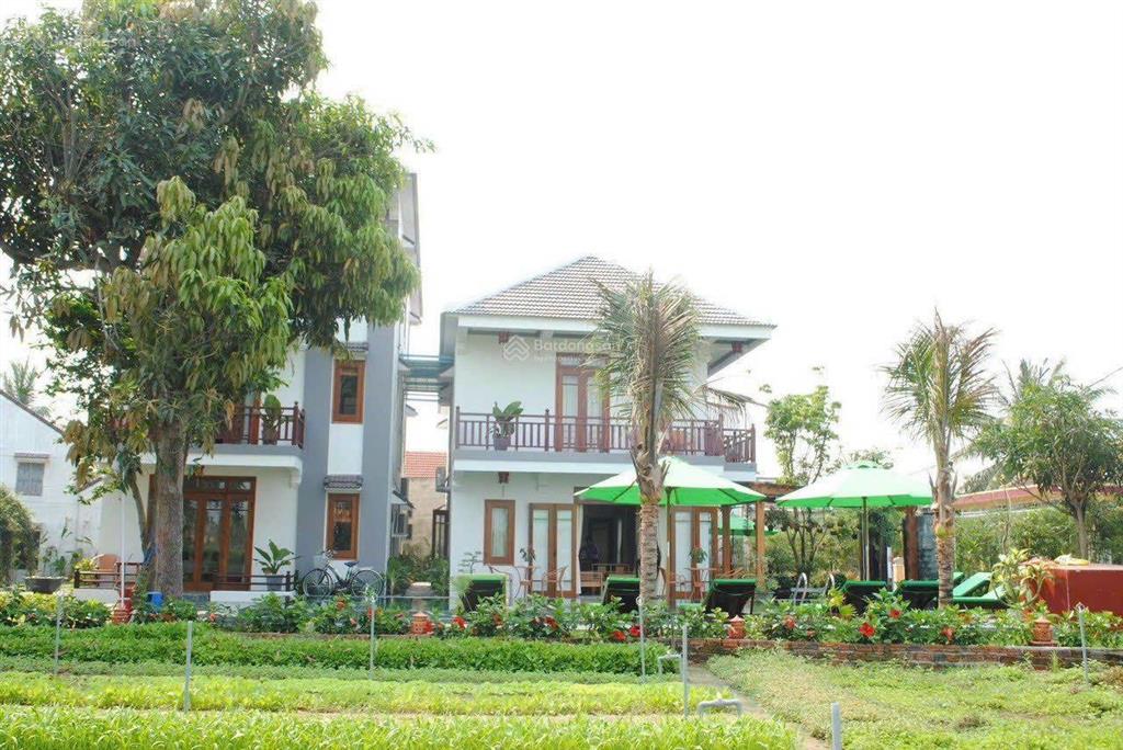 Villa view sông  view làng rau trà quế  gần phố cổ hội an  dt 924m2  dòng tiền ổn định