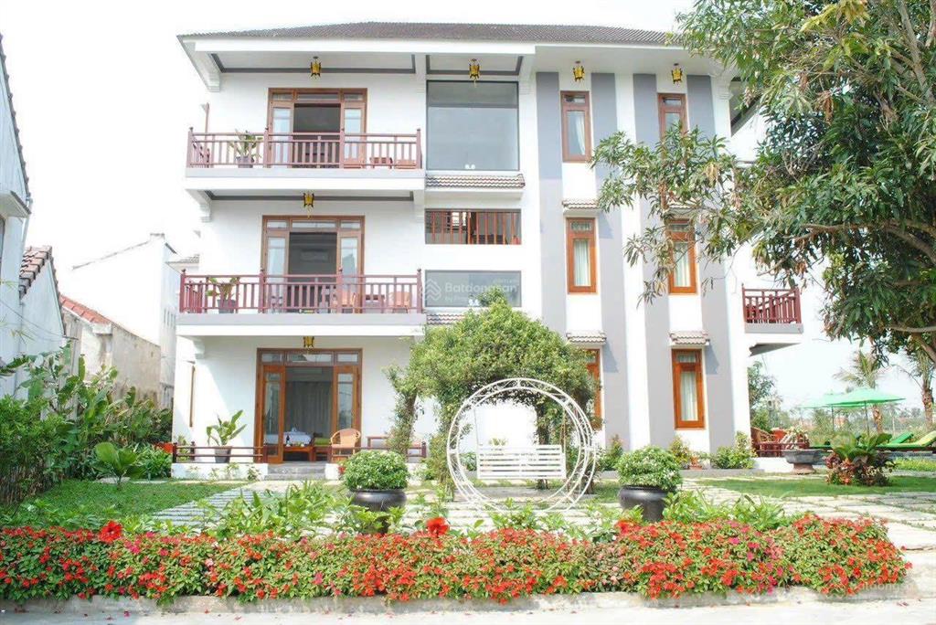 Villa view sông  view làng rau trà quế  gần phố cổ hội an  dt 924m2  dòng tiền ổn định