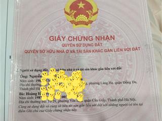 Bán ccmn khương đình, ngã 4 sở  sổ hồng trao tay, giá rất rẻ