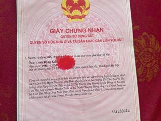 Bán ccmn siêu rẻ 1,4xx tỷ sổ hồng từng căn 2n1wc  lương thế vinh phùng khoang