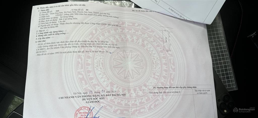 Cần bán đất kinh doanh gần chợ hoa sơn ngay ngã tư kinh doanh