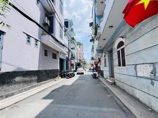 Bán nhà hẻm xe hơi 6m phan văn trị kế emart, 4x15m, 4 tầng, 8.x tỷ tl