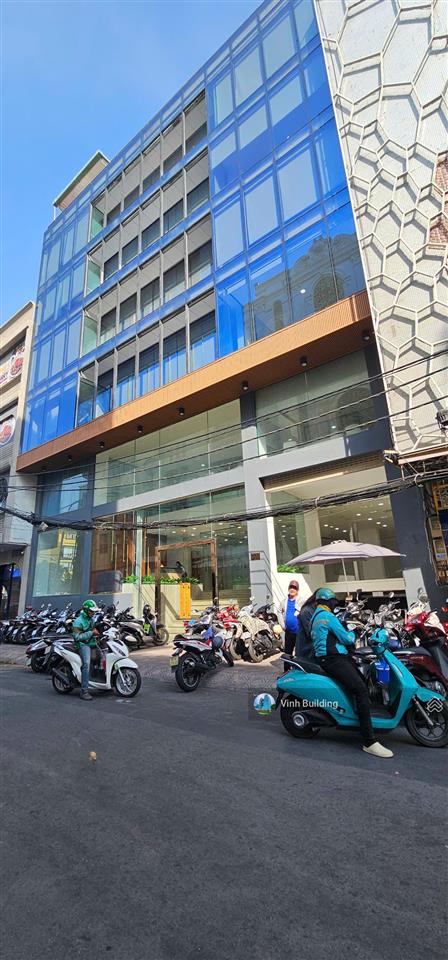 Tòa nhà vip mt hẻm 283 cách mạng tháng tám, q. 10. dt 15x20 (300m2) hầm 7 tầng 68 tỷ tl