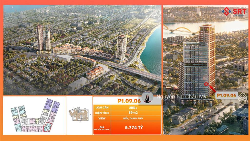 Căn hộ 2pn + diện tích lớn  view biển  thanh toán vay chỉ 5,8 tỷ  bàn giao 8/2025  châu mỹ srt