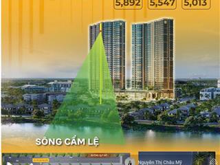 Căn hộ 2pn tầng cao 37 view sông mát quanh năm  căn hộ hàng hiệu masteri đà nẵng  ms châu mỹ