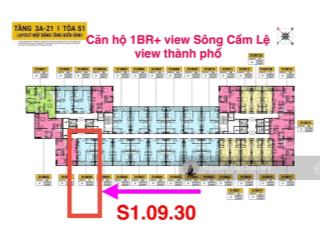 Căn 1br + tầng trung 09 view sông cẩm lệthành phố  giỏ cđt độc quyền top 1 sun groupchâu mỹ srt