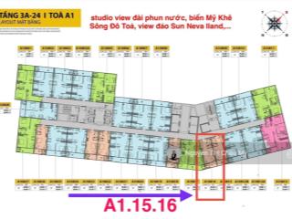 Căn hộ studio giỏ hàng nhiều nhất đại lý top 1  giá không chênh  tập đoàn sun group  châu mỹ srt