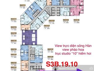 Châu mỹ srt  căn hộ studio toà s3b. 19.10  view trực diện sông hàn  giỏ hàng cđt  the symphony