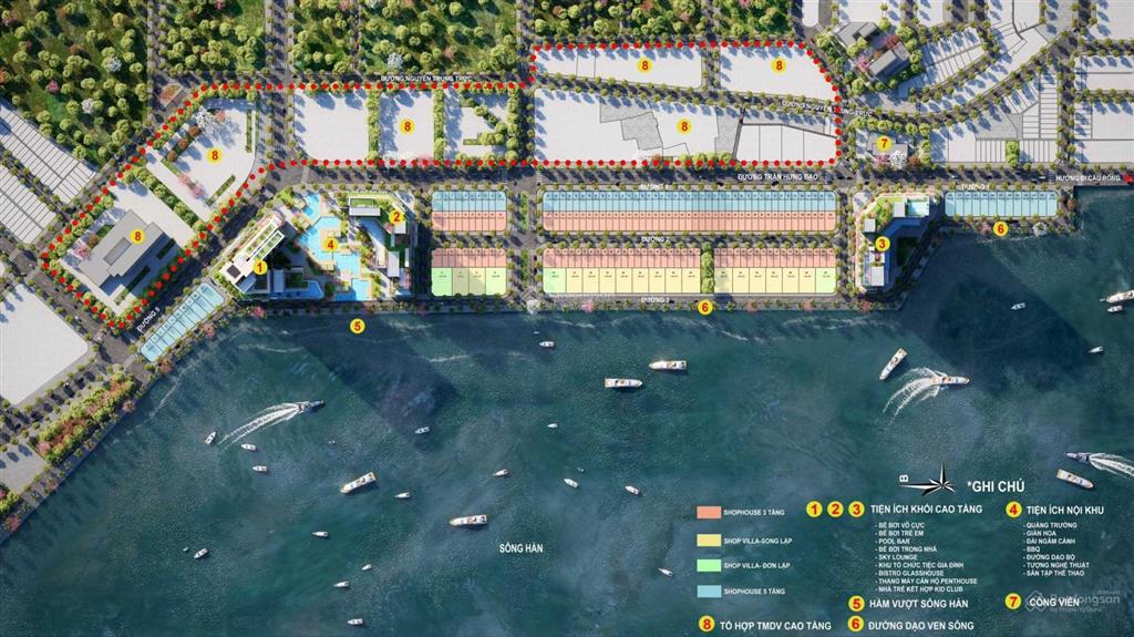 Châu mỹ srt  căn hộ duplex  view sông  bán đảo sơn trà  biển  the symphony  tầng cao 21 và 22