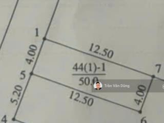 Cc cần bán nhanh! 50m2, mặt tiền 4m đất trung tâm trâu quỳ, đường 3,2m ô thông! giá đầu tư cực tốt