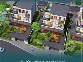 Bán căn góc biệt thự siêu sang giá ngang căn thường ven sông tào khê chỉ cách hà nội 12km
