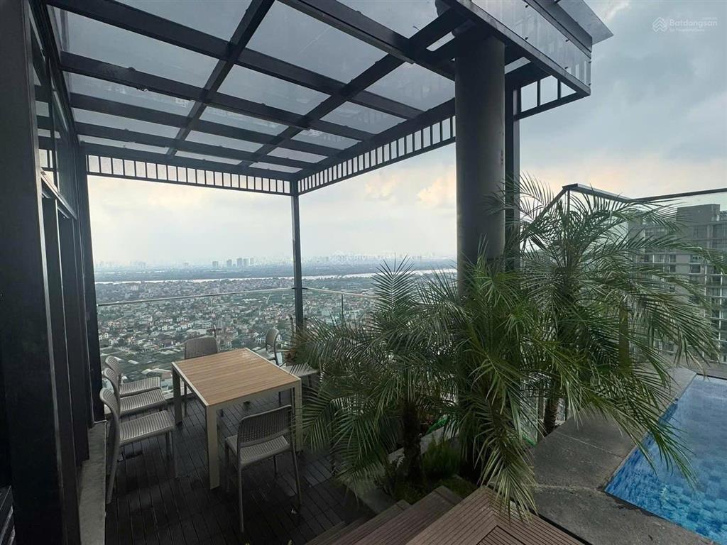 Bán căn penthouse 300m2 tuyệt tác sống trên không  view biệt thự đảo giá tốt nhẩt tại ecopark