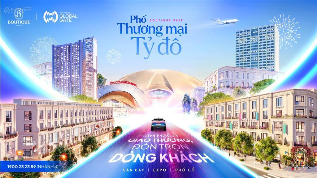 Bán shophouse 2 mặt tiền vị trí vàng gần chung cư và tòa văn phòng giữa trung tâm vin cổ loa