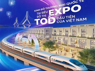 Bán shophouse 2 mặt tiền vị trí vàng mặt tiền 5m cạnh vinschool chỉ 180tr/m2