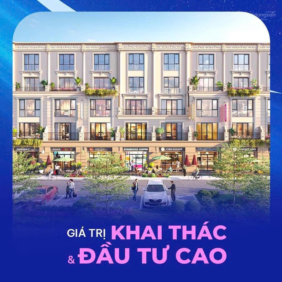 Bán shophouse góc 3 mặt tiền vị trí vàng gần chung cư và tòa văn phòng giữa trung tâm