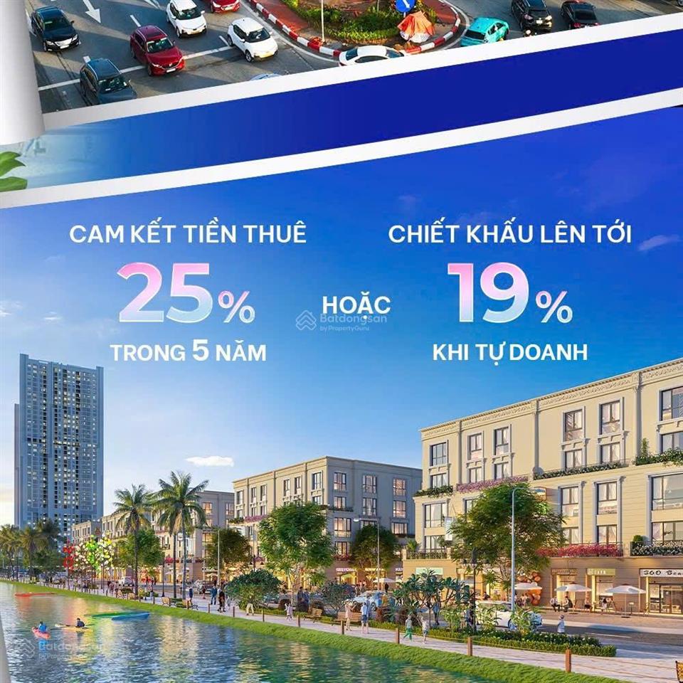 Bán shophouse góc 3 mặt tiền vị trí vàng gần chung cư và tòa văn phòng giữa trung tâm