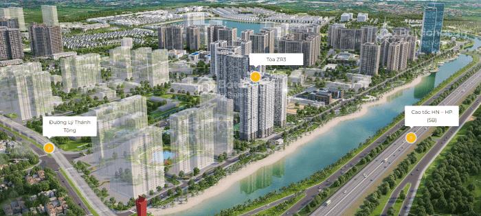 Bán nhanh căn studio cao cấp 30m2 view hồ tòa zr3 phân khu zurich nằm đối diện công viên hồ san hô