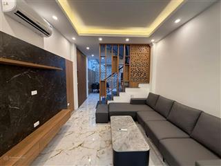 Bắc từ liêm 5 tầng full nội thất  dt 43m2  mt 3,6m  ngõ rộng ô tô đỗ cửa