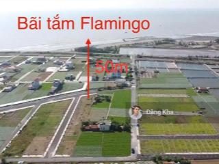Bán cắt lỗ lô đất đẹp nhất mặt biển quất lâm  nam định, sổ đỏ trục đường kinh doanh gần flamingo