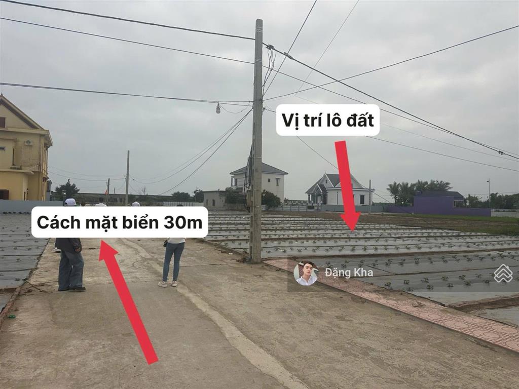 Tôi chính chủ bán cắt lỗ 3 lô đất khu mặt biển quất lâm, nam định trục chính đường 8m cách biển 30m